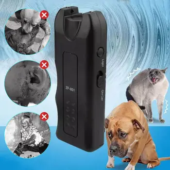 Ultrasonic Dog Repeller Portabile Latra Opri Luminos Ultrasonic Dog Driver Sonic Coaja De Câine De Descurajare Dispozitiv Anti Coaja De Câine Tăce