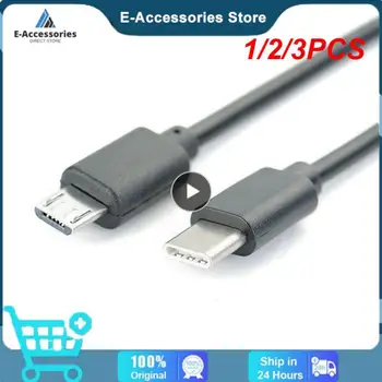 1/2/3PCS Micro USB Male La USB Mini Male de Date Adaptor Convertor Cablu Cablu de Date Cablu de 25cm