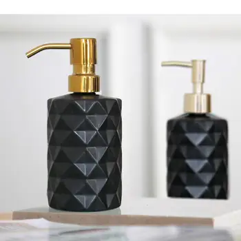 1 buc 330ml/400ml de Spălare de Mână Sticla Lichid Stil European Sticlă neagră Sticlă de Șampon Body Wash-Sapun Sticla Baie Consumabile