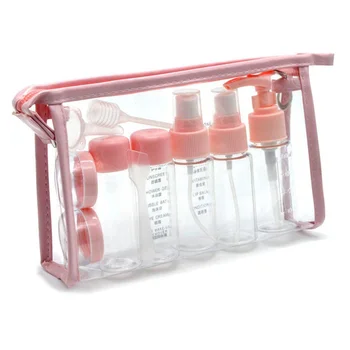 10 Buc/Set Profesional Portabil De Călătorie Sticla Cosmetice Puncte De Îmbuteliere Seturi De Material Plastic Returnabile De Călătorie Sticla Cosmetice