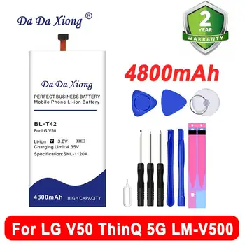 100% Original 4800mAh Bateria Pentru LG V50 ThinQ 5G LM-V500 V500N V500EM v500xm de Înaltă Calitate Înlocuire Acumulator