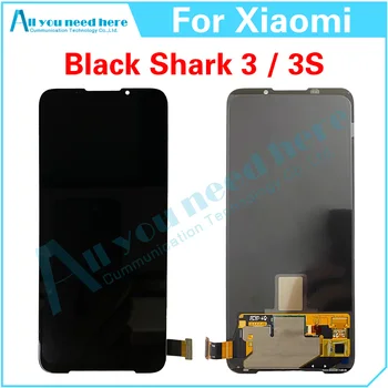 100% de Testare Pentru Xiaomi BlackShark 3 3S KLE-H0 KLE-A0 Display LCD Touch Screen Digitizer Ansamblul de Reparare Piese de schimb