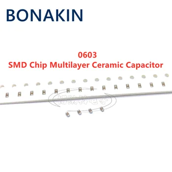 100BUC 0603 1.5 NF 152K 50V 100V 250V 10% X7R 1608 SMD Chip Condensator Ceramic Multistrat