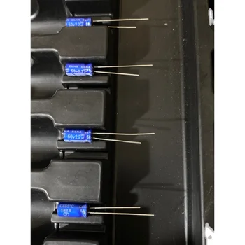 10BUC Condensator de 2.2 UF 50V RE3 Halat Albastru Condensator Electrolitic 5*11