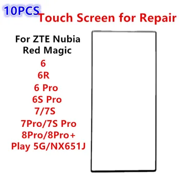 10BUC Ecran Tactil Pentru ZTE Nubia Red Magic 6 6R 6S Pro 7 Pro 8 Pro Joc de Sticlă din Față LCD Display Panel Reparatie Piese + OCA