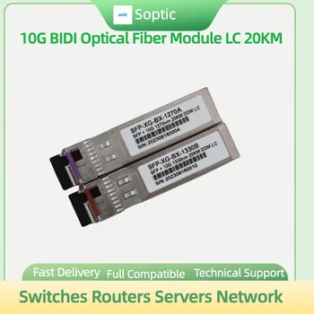 10G BIDI SFP+ fibra Optica module 20km LC SFP WDM 1270/1330NM sfp transceiver de 10g