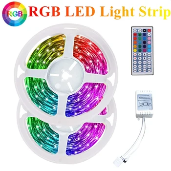 10M Lumina RGB Banda 3528 600LED Flexibil LED Strip Cu 44-Cheie Telecomandă+Controler Pentru Crăciun Camera de zi de Dormitor