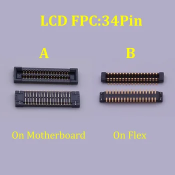 10buc 34pin Ecran LCD FPC Portului Conectorului de Pe Placa de baza pentru Samsung Galaxy A02S A025F A025U A025G Conector FPC