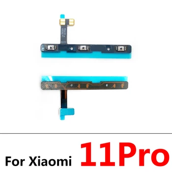 10buc Comutatorul de Alimentare Tasta de Volum Butonul de Cablu Flex Pentru Xiaomi Mi A1 5X A2 6X 5 5S Plus A2 Lite Max Max2 Max se Amestecă 2 Mix3 10T 11 Pro