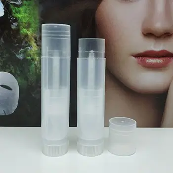 10buc Moda Gol Clar Transparent Balsam de Buze Tuburi de Containere Cosmetice Ruj Sticle 5g
