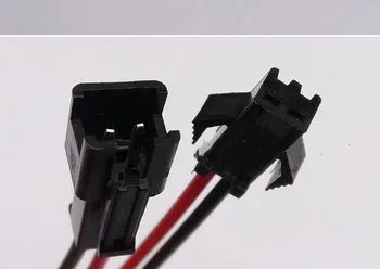 10pcs de sex masculin și de sex feminin plug-in LED-uri de putere de conformitate SM conector terminal 2p electronice, cabluri terminal 2-poziția liniei de conectare