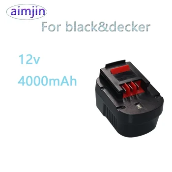 12V 4000mah baterie Reîncărcabilă Instrument de Baterie pentru Black&Decker A12 A12EX FSB12 FS120B A1712 HP12K HP12