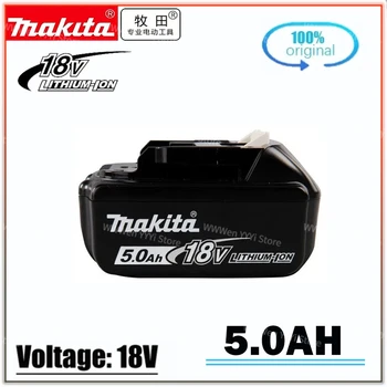 18V 5.0 Ah Makita Originale Cu LED-uri acumulator litiu-ion de înlocuire LXT BL1860B BL1860 BL1850 Makita reîncărcabilă instrument de putere baterie de 5000