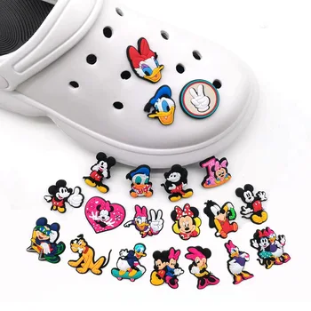 1buc Anime Drăguț Personaje Disney Pantofi Cataramă PVC Mickey Mouse, Donald Duck Croc Farmece de Suveniruri Decor Copil Petrecerea de X-mas Cadou