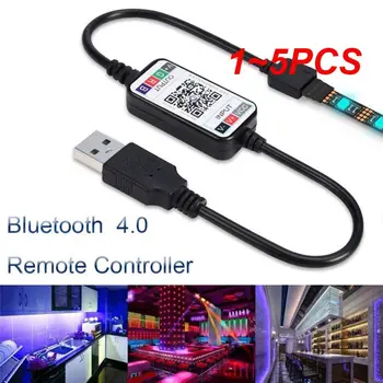 1~5 BUC LED Strip Lumina Telefon Inteligent Controller Wireless APP 4.0 Control USB/DC Conector De 4 Pini 5050 RGB Benzi