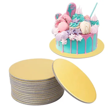 20 buc Tort Rotund Placi Set Cakeboard Bază de Hârtie de Unică folosință Prajitura Desert Tava de Tort Instrumente pentru Nunta, Petrecere de Aniversare