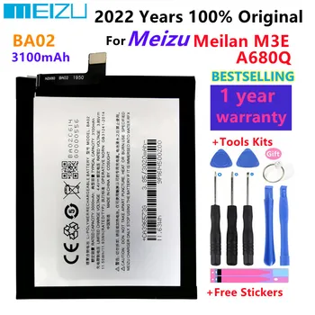 2022 Ani 100% Original, NOU, Original, BA02 Baterie Pentru MEIZU M3E/A680 Serie de Baterii de Telefon Mobil Bateria+ Cadou Instrumente