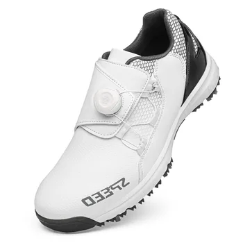 2023 Noul Golf Formare pentru Cupluri Anti-Alunecos Pantofi sport Pentru Barbati Rapid Siret din Piele Pantofi de Golf Doamnelor Piroane de Pantofi Sport