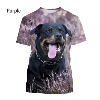 2023 Rottweiler T-shirt de Moda pentru Bărbați T-shirt Casual de Vara cu Mânecă Scurtă Câine de Companie Tricou Top