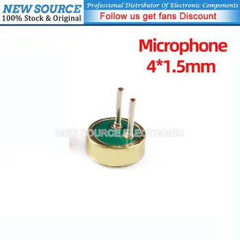 20buc/lot BAIE Pin Mini microfon cap 4*1.5 mm 4x1.5 Capacitiv Microfon Electret de Preluare MIC