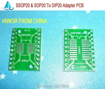 20buc/lot SSOP20 SOP20 TSSOP20 MSOP20 Să DIP20 SMD Adaptor Pentru BAIE PCB Avizier SMD Converter