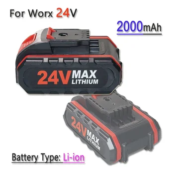 24V 2000mAh Baterie Litiu-ion pentru WORX 36VF 48VF 88VF Reîncărcabilă Burghiu de Impact Instrument de Baterie