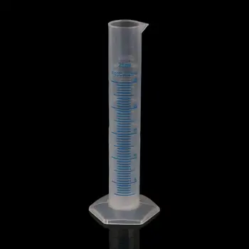 25 ml Cilindru gradat Test de Laborator Absolvit Lichid Proces Tub Borcan Instrument Nou