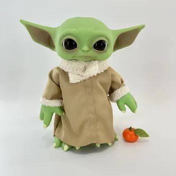 28cm Disney New Yoda Copilul Gk Papusa Star Wars Mandalorian Copilul Yoda Jucărie Drăguț Străin Model de Decorare pentru Copii de Craciun Cadou