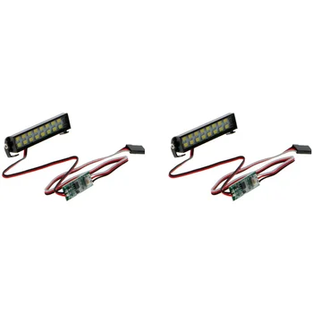 2X RC Crawler LED Bar Lumina Reflectoarelor pentru Traxxas Trx4 Axial SCX10 90046 D90 Tamiya CC01 KM2 caroserie