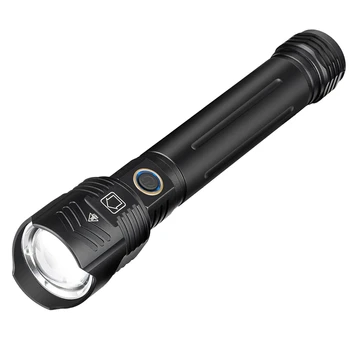 2X XHP160 Puternic Lanterna LED-uri USB de Reincarcare Zoom Lanterna IPX6 Impermeabil Flash Lampa De 26650/18650