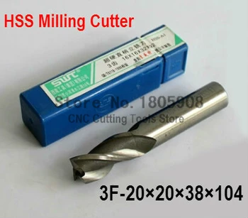 2buc 20MM 3 Flaut HSS & Aluminiu End Mill-Cutter CNC Pic de Frezat Mașini-unelte de Tăiere instrumente.Strung Tool