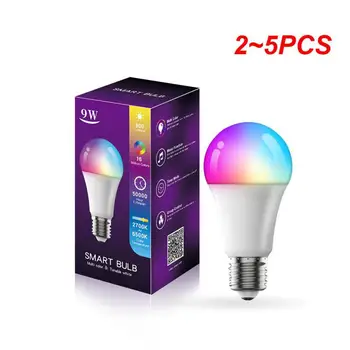 2~5PCS WIFI LED Tuya Inteligent Bec RGB Aplicație Bucătărie Lampa Estompat Dormitor de Iluminat Interior Compatibil Alexa/