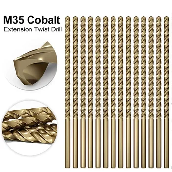 300mm Extra Lungi M35 cu Cobalt poftă de mâncare Burghiu de 2.5 mm-10 mm pentru Lemn Metal din Oțel Inoxidabil Găurire Adâncă Instrument