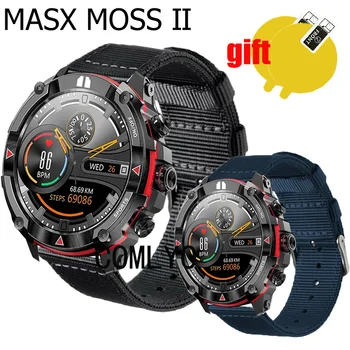 3in1 Bratara pentru MASX MOSS ⅱ Curea de ceas Inteligent Banda de Nailon Canva Centura Ecran Protector