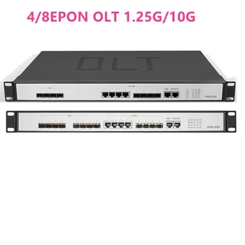4/8EPON OLT 4/8 port PON OLT GEPON 4 SFP Deschide software-ul de 1.25 G/10G, SC WEB de gestionare a Deschide software-ul 4pon SFP PX20+ PX20++ PX20+++