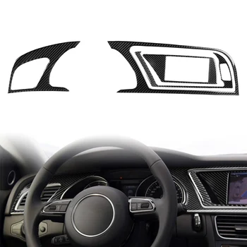 4buc Auto Interior Panoul de Bord Pătrat de Bord Decor Ornamental Pentru Audi A5 S5 RS5 LHD Numai