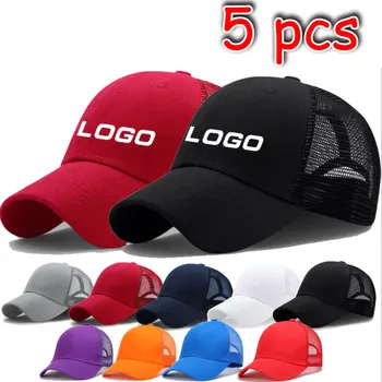 5 PC-uri Personalizate Logo Hat pentru Barbati Femei Adult Logo Design Sepci de Baseball Gratuit Compania Cadou Cadou