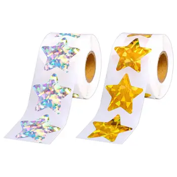500Pcs Motivaționale Autocolante Stele de Hârtie Autocolant Etichete Eticheta Handmade Meserii DIY pentru Ambalare Cadou de Vacanță Ambalaj Ziua de naștere Acasă