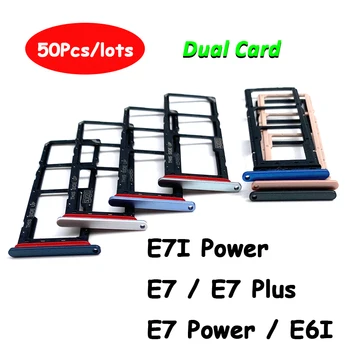 50Pcs/loturi Pentru Motorola E7i Putere E7 Plus E7 Putere E6i SIM Card SD Tava Slot Suport Adaptor Accesorii + Instrumente de Reparare