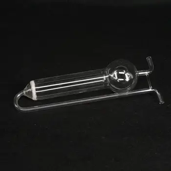 50ml de Laborator din Sticlă Clară Poros Absorbant Tub U-forma de Prelevare a Gazelor de Sticlă Sticlărie