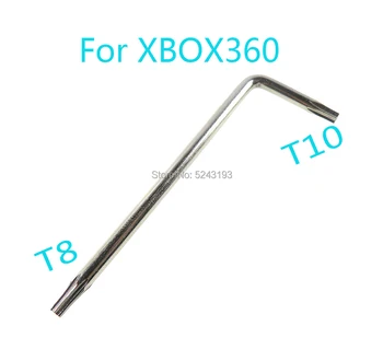 50pcs/lot T8 T10 L-Cheie Șurubelniță pentru Controller Xbox 360 Mod Kituri/ Instrument de Reparații de Securitate Șurubelniță Torx