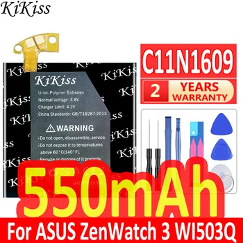 550mAh KiKiss Puternic Baterie C11N1609 pentru ASUS ZenWatch 3 WI503Q Smartwatch Baterii Acumulator de schimb
