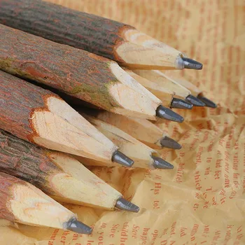 5PCs Fierbinte Papetărie Meserii Grafit Creangă și Creanga Instrument de Scris Creion de Lemn