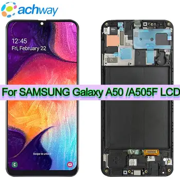 6.4 Pentru Samsung Galaxy A50 LCD A505 A505F SM-A505F Display Touch Screen Digitizer Asamblare A50 2019 Pentru SAMSUNG A50 LCD A505DS