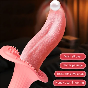 6 Viteze G Spot Vibrator Limba Linge Mamelonul Stimulator Vaginal Masaj Stimulator Clitoridian Jucarii Sexuale Pentru Femei Masturbator