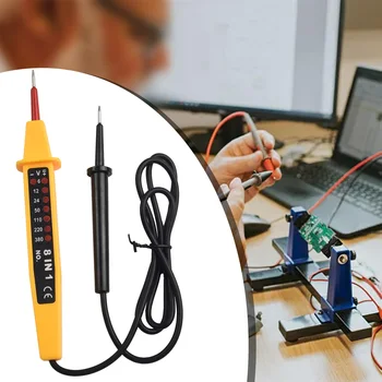 8 În 1 Tester de Tensiune AC DC 6-500V Auto Electrice Pen Circuit Detector Tester 50 - 500Hz Pentru Electrocasnice Cabluri de Inspecție