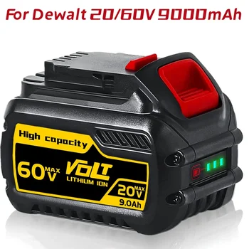 9000mAh Dewlt FlexVolt 120V 60V 20V Înlocuirea Bateriei Unelte Burghiu DCB606 DCB612 DCB609 DCB200