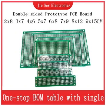 9x15 8x12 7x9 6x8 5x7 4x6 3x7 2x8 cm Lateral Dublu Prototip Diy Universal Circuit Imprimat PCB Bord Protoboard Pentru Arduino