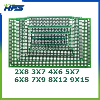 9x15 8x12 7x9 6x8 5x7 4x6 3x7 2x8 cm Lateral Dublu Prototip DIY Universal Circuit Imprimat PCB Placa Breadboard pentru Arduino