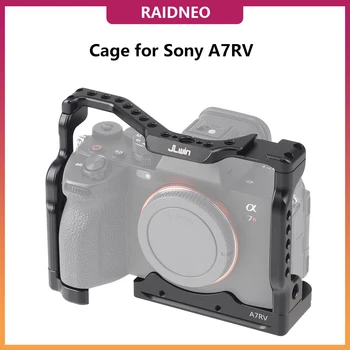 A7RV Camera Cage Rig Kit pentru Sony DSLR A7R5 Camera de Caz de Protecție Cadru Ronin Eliberare Rapidă L Placa cu Top si Maner din Lemn
